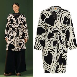 Farm Rio Banangola Mid-Length Fleece Cardigan